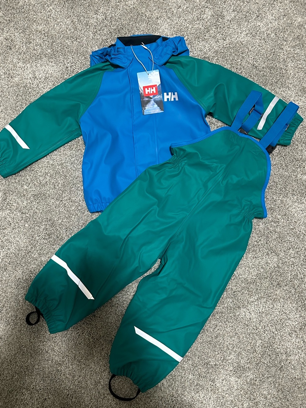 Helly Hansen boys Bergen Fleece Pu Rainset 2.0